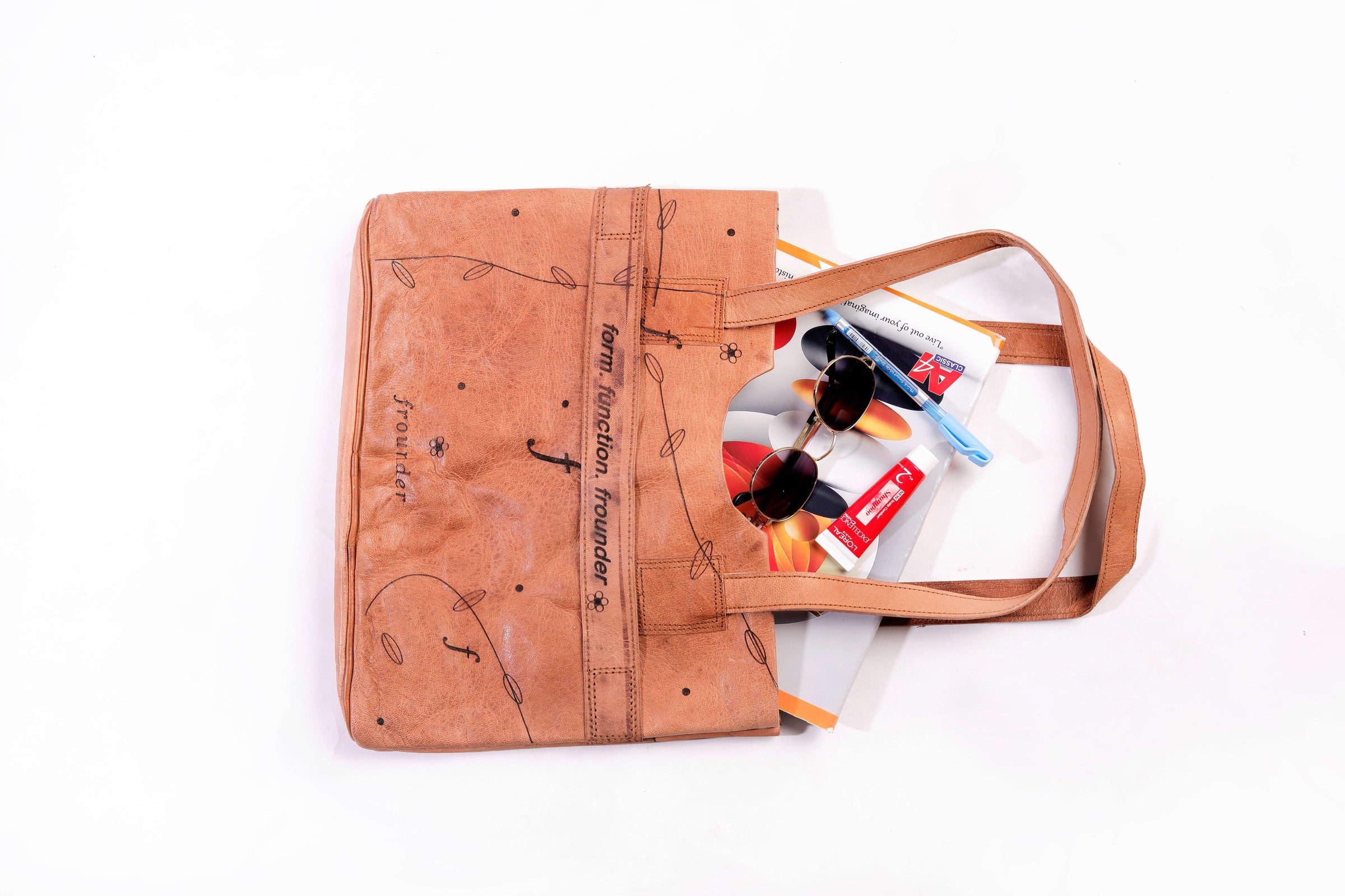 A closer look at The Leather Forest bags