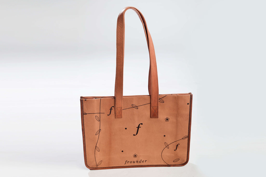 Meadow Everyday Tote front studio view.