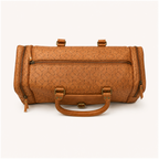 Ridgeline Weekender Duffel viewed from above, showing its long main zip and twin handles.