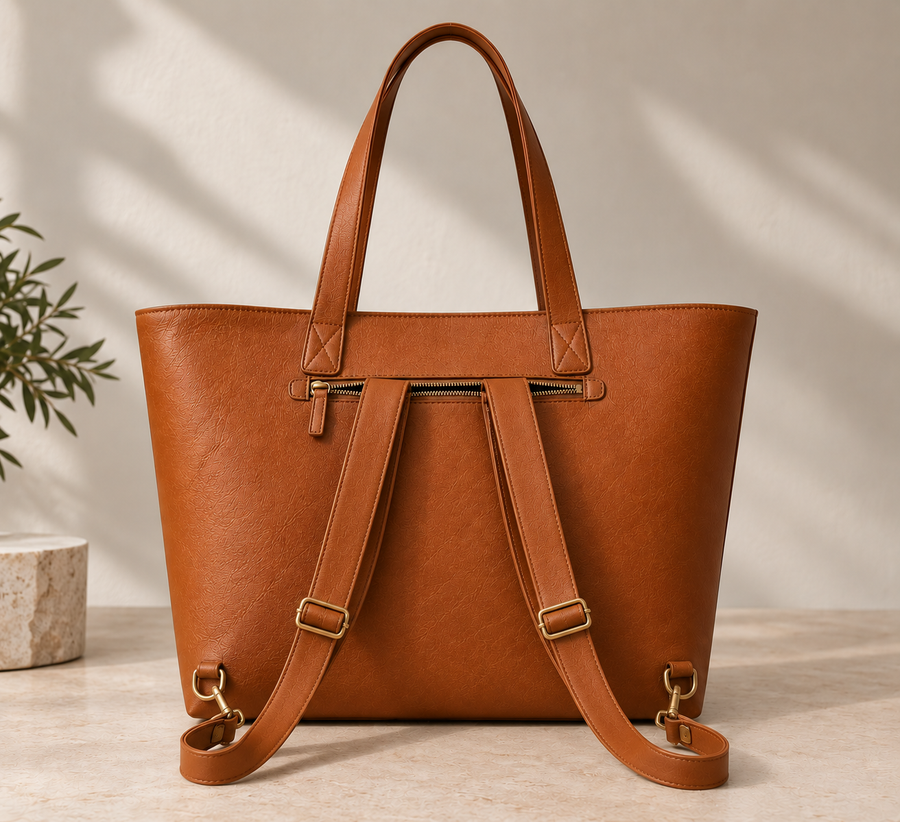 Switchgrove showing two adjustable backpack straps clipped to the lower attachment rings.