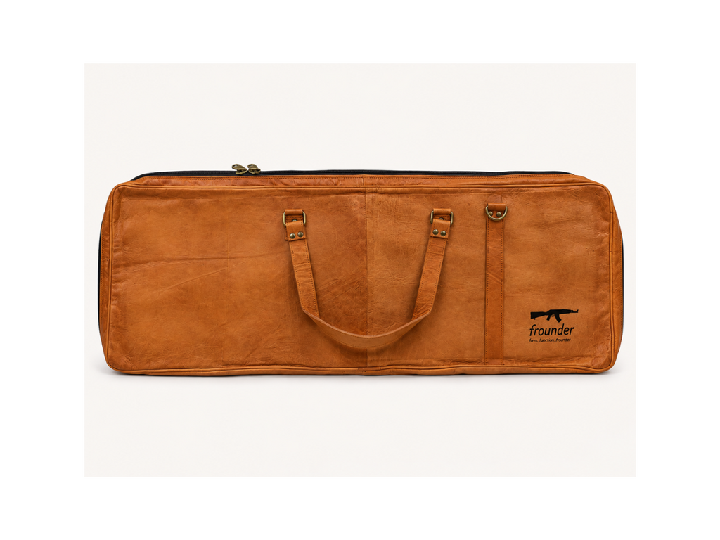 Rear of the Fieldline case, showing handle attachments and a strap ring.