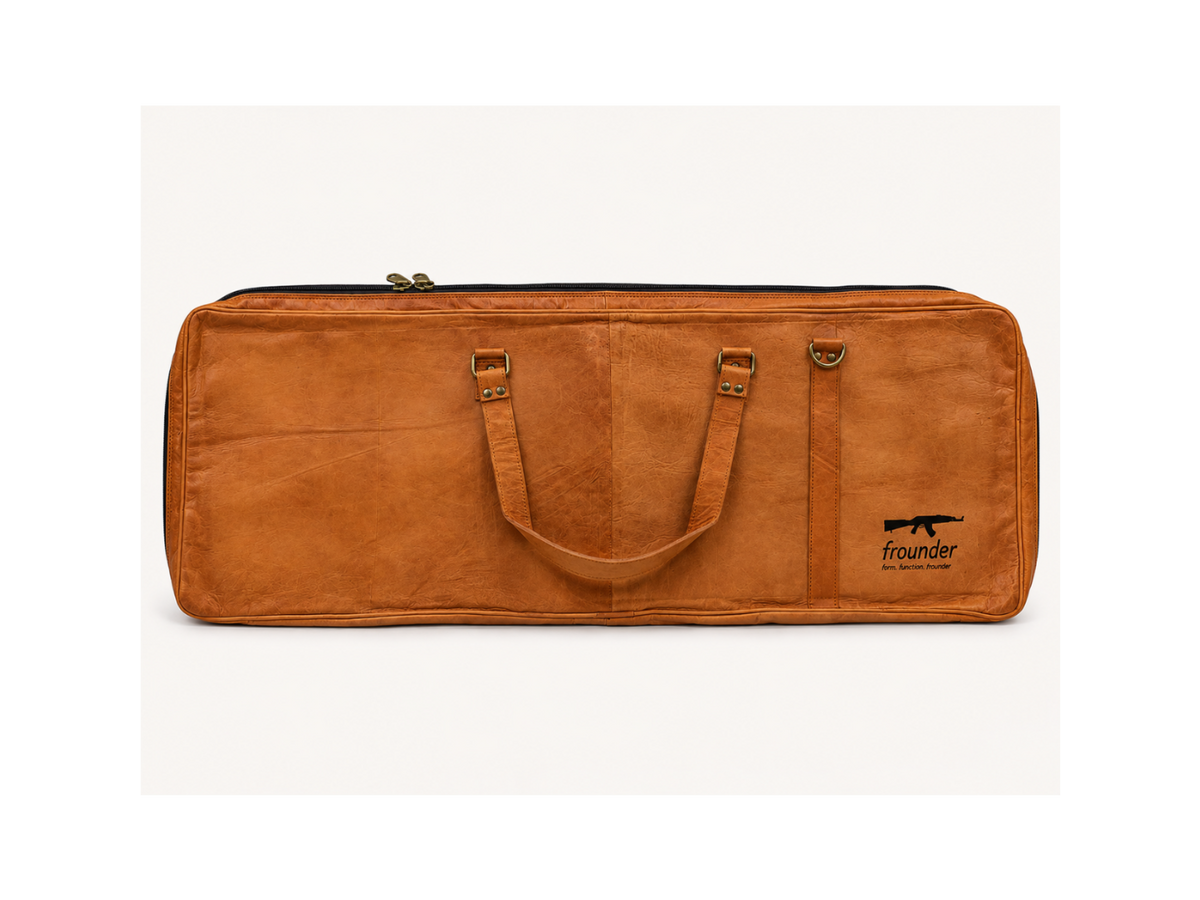 Rear of the Fieldline case, showing handle attachments and a strap ring.