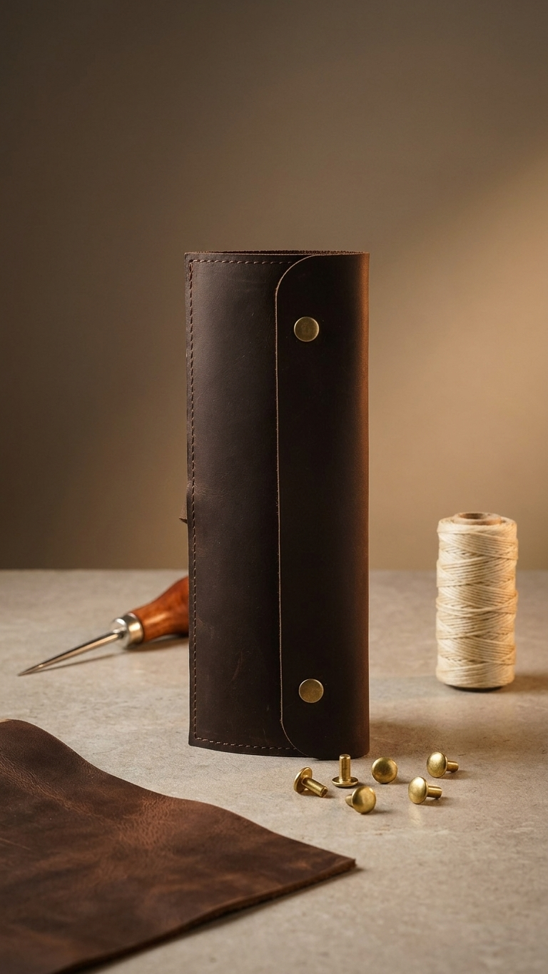 Workgrove Tool Bag rolled closed, showing two snap fasteners on the outer flap.